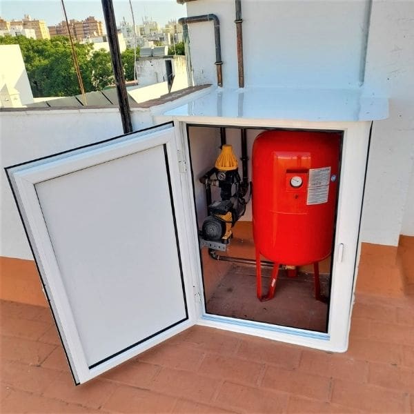mueble aluminio