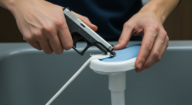 Sellar Mampara con Silicona